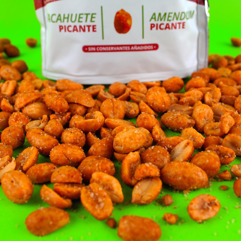 EL NOGAL Frutos Secos Cacahuete Repelado Picante (Con Pimenton y Cayena) Doypack, 125 g (Paquete de 1) — view 7