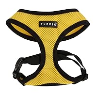 Puppia Pdcf-Ac30-Ye-S - Pettorina Morbida per Cani, Giallo
