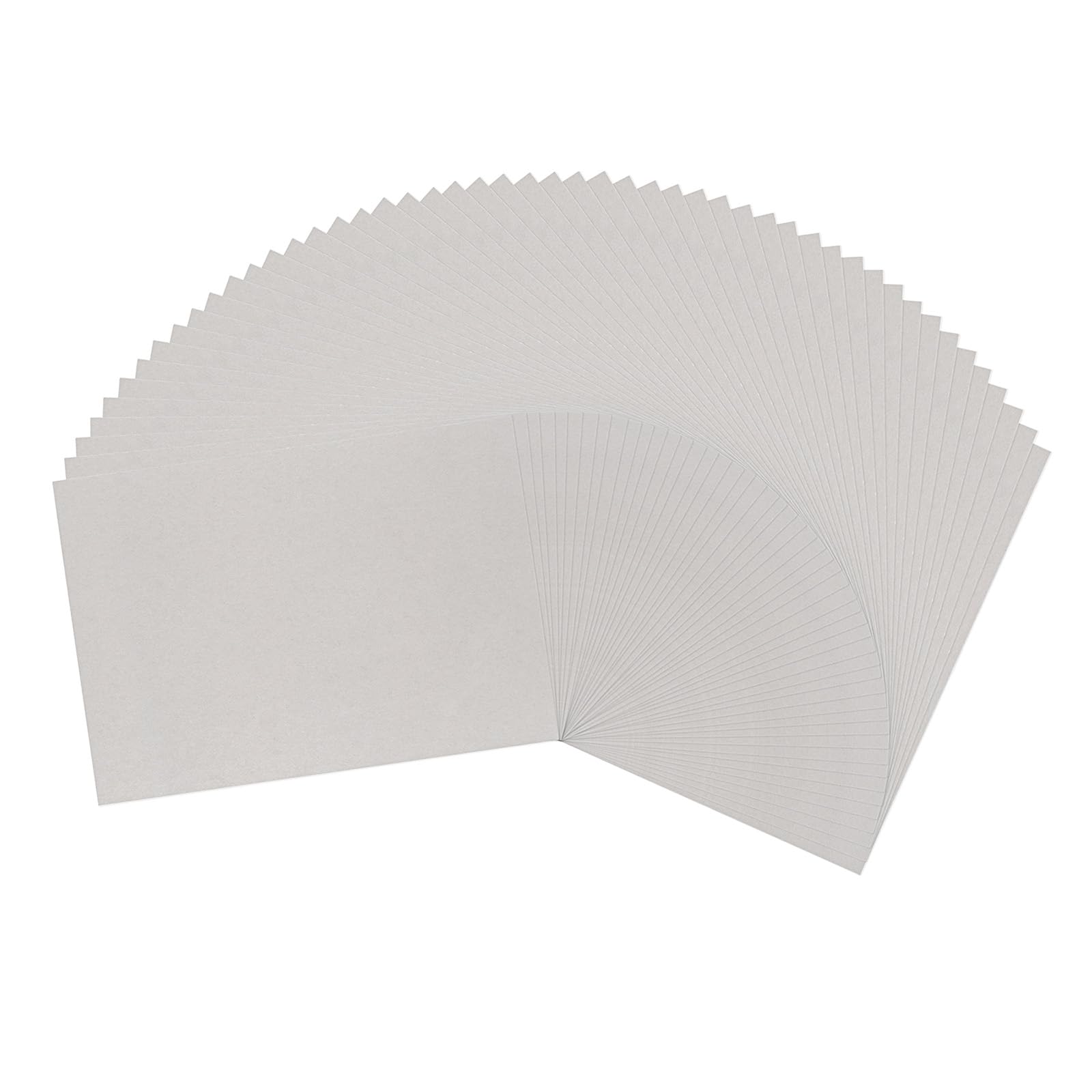 Vaessen Creative Greyboard 1mm-A3-50 Chipboard Sheets-Bookbinding Supplies for Crafting and Scrapbooking, Grey, A3
