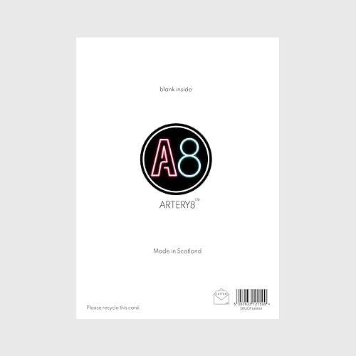 Miniatura 3 de Artery8 Gato siamés con flores azules acuarela y tinta ilustración moderna arte cumpleaños sellada tarjeta de felicitación más sobre en blanco en el