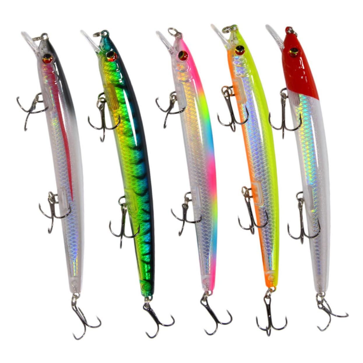 BESPORTBLE 3 Set di Esche da Pesca Kit 15 4 G Esche per Pesci Allaperto Esche Galleggianti Set di Esche per La Pesca al Black Bass Ottimo per I Concorrenti 5 Pezzi * 3