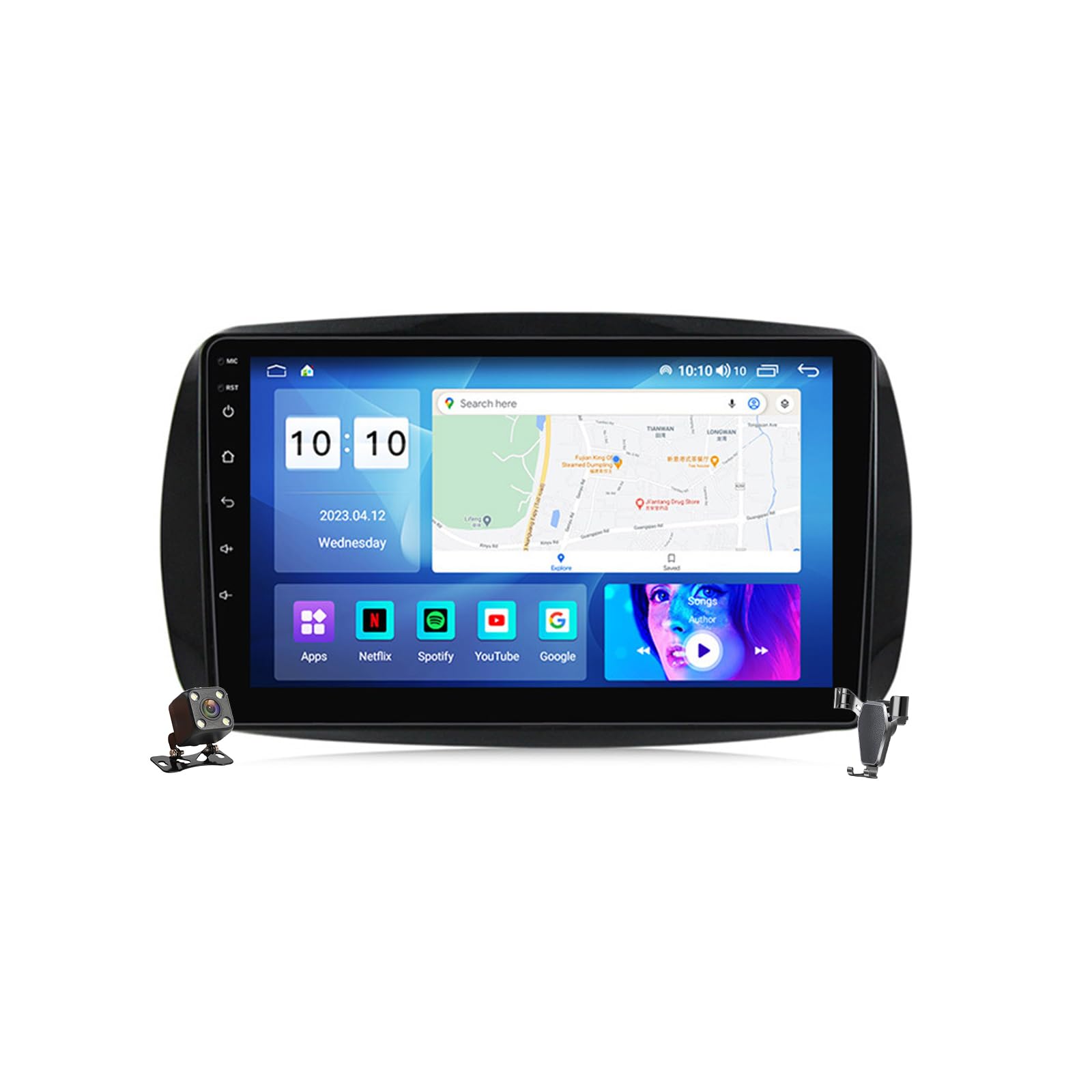 Autoradio 2 Din Android 10 pour remplacer l'écran Smart 453