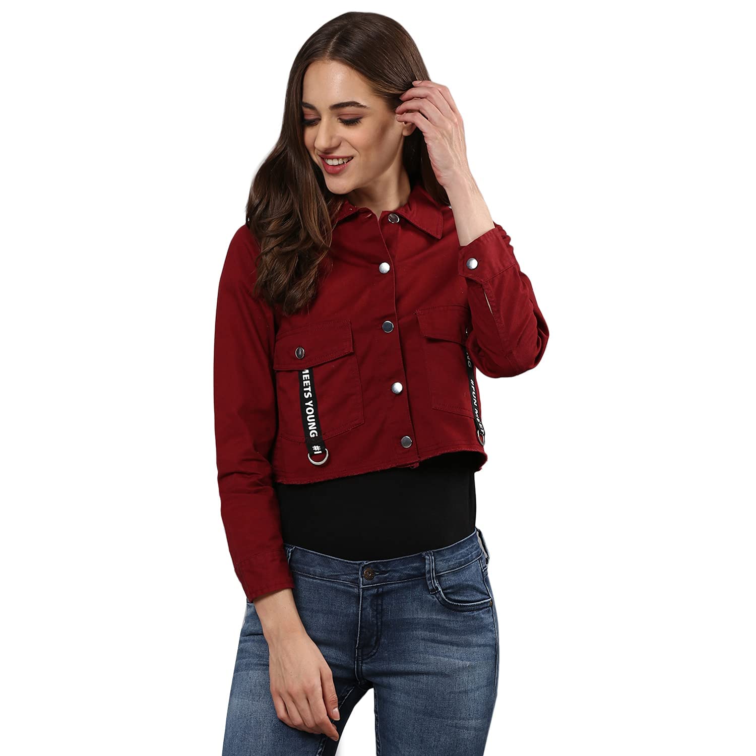 Women's Jacket Regular Fit For Casual Wear | Structured High- Quality Full Sleeve Western Wear Jacket with Premium Fabric, Comfort Fit And High-Performance For Everyday Wear-image-48
