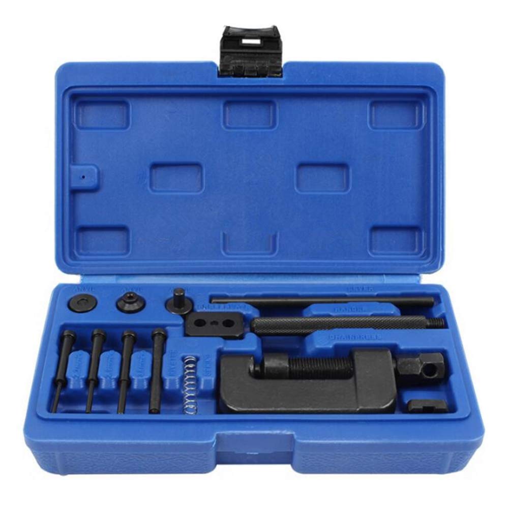 Kit de disjoncteur de chaîne robuste pour couper et riveter sans effort au garage