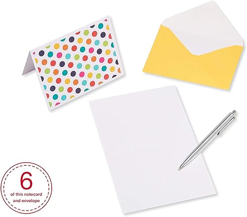 Miniatura 6 de American Greetings Surtido de tarjetas en blanco con sobres patrones brillantes 30 unidades Patrones brillantes (30 unidades), Pastel, Formas y