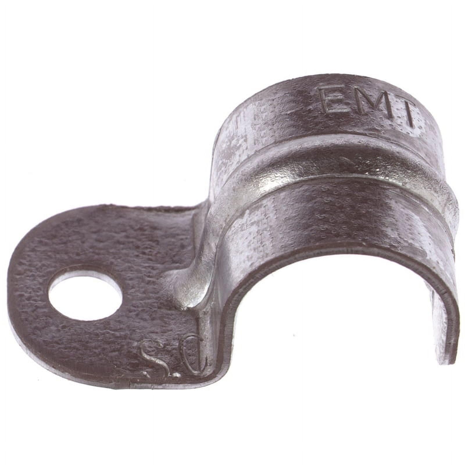 Thomas & Betts TS101-3 1/2-Inch 1 Hole Electrical Metallic Tubing Strap, Steel, 3-Pack-image-24