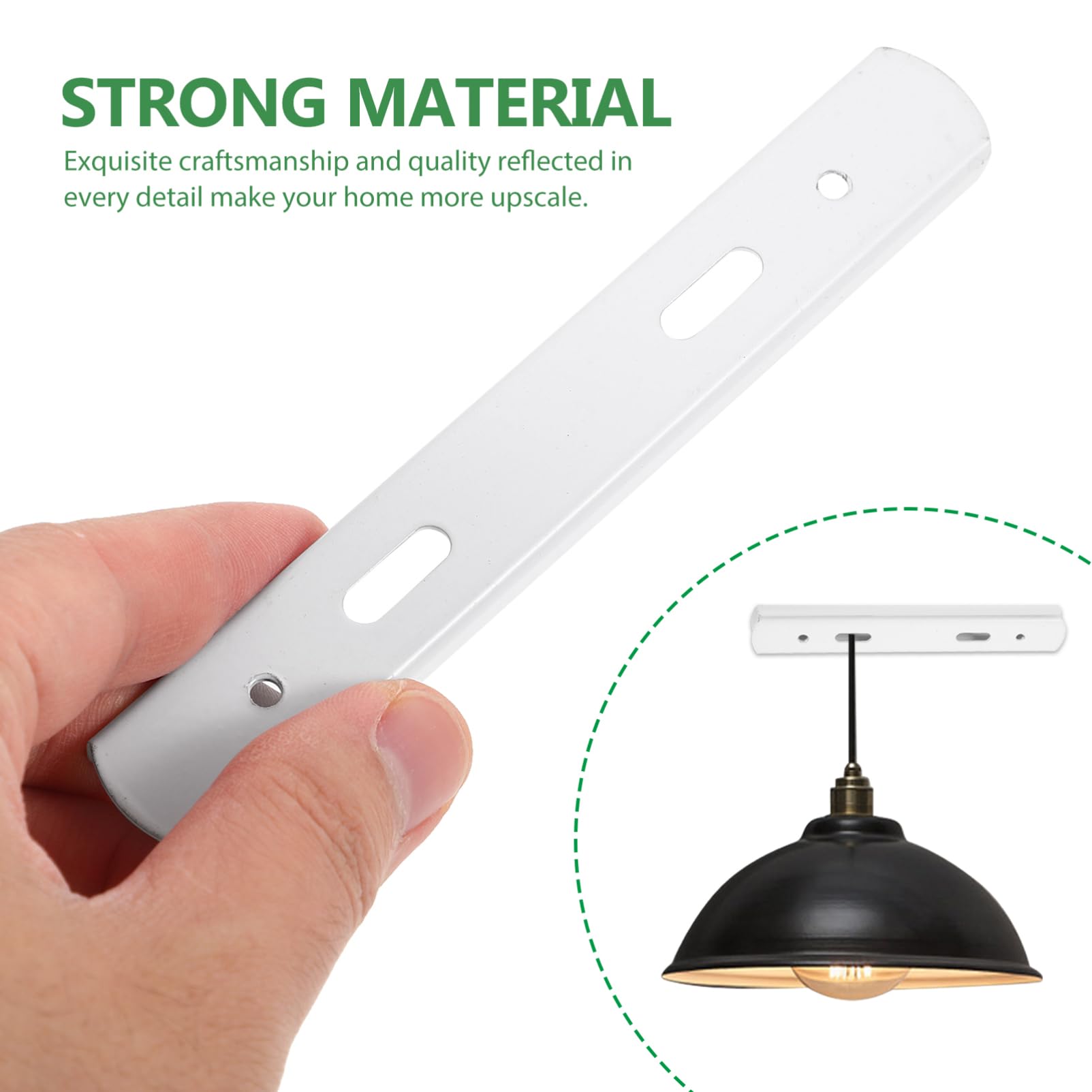 OFFSCH 2pcs Light Mount Brackets Ceiling Lamp Fixture Hooks for Wall Mounting Lightweight Design Easy Installation for Ceiling Lights