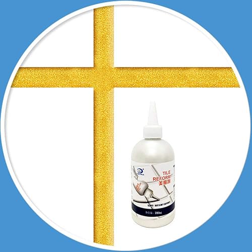 SZMYLED - Restaurador de lechada para azulejos, 9.5fl oz, impermeable, sellador de lechada de belleza, ayuda a reparar costuras, cola, reforma, para