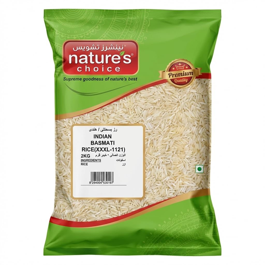 Natures Choice Indian Basmati Rice (XXXL-1121) 2kg