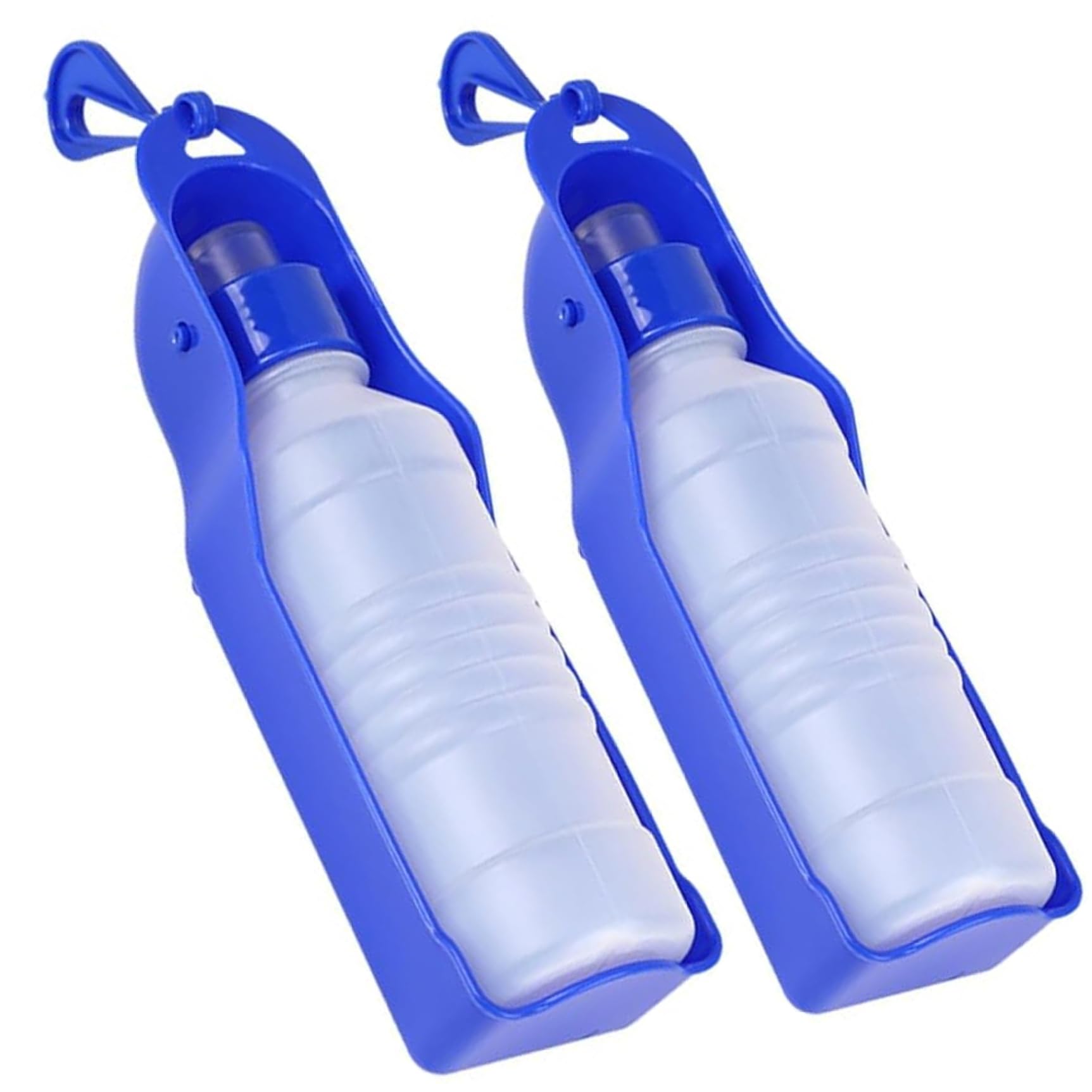 Weduspaty Portable Dog Water Bottle, 2 Pack 8.45 OZ, Foldable, Easy to Use, Suitable for Small Dogs & Pets
