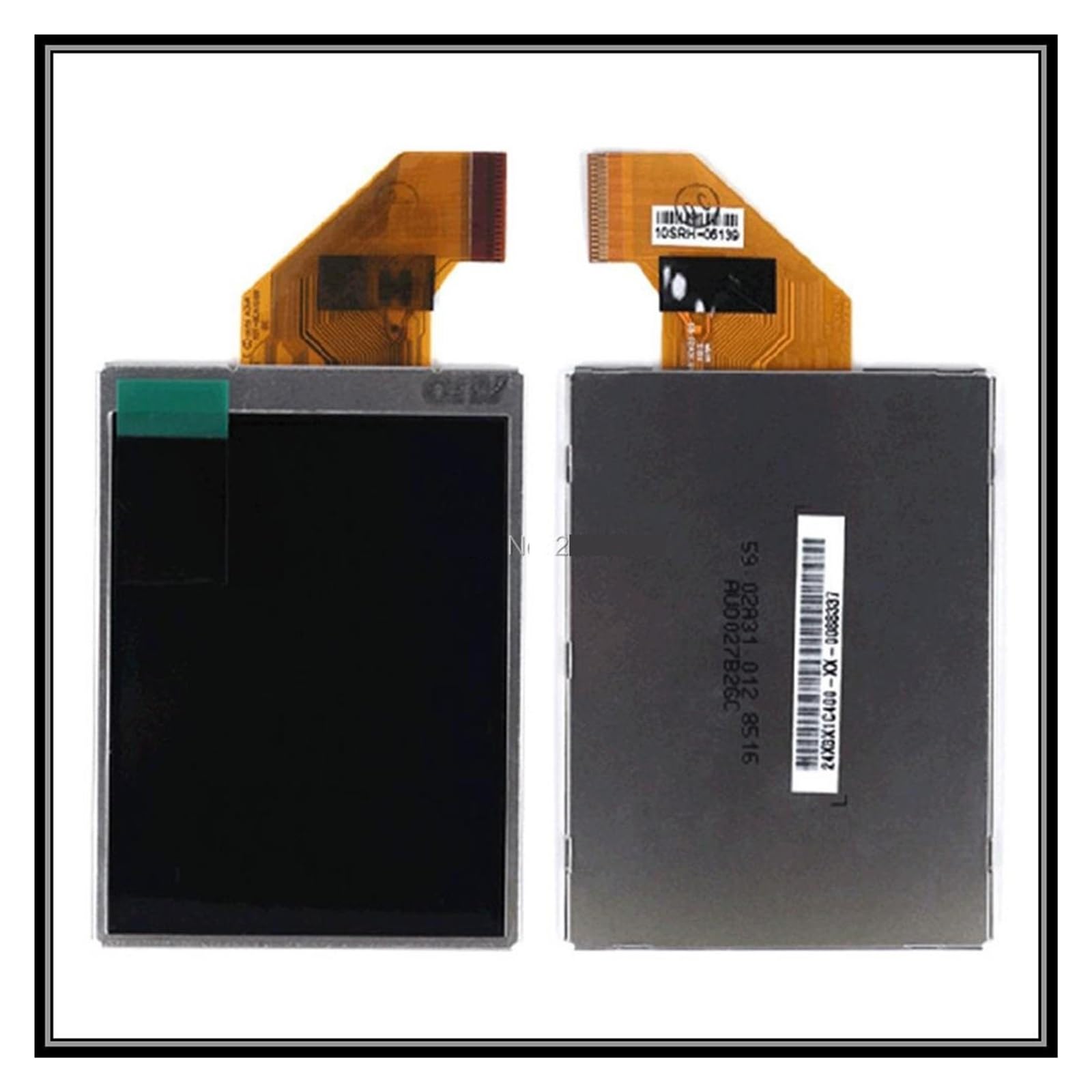 Ekran LCD aparatu, kompatybilny z FUJIFILM FinePix F70EXR F72EXR F75EXR F70 F72 F75, ekran aparatu cyfrowego z podświetleniem