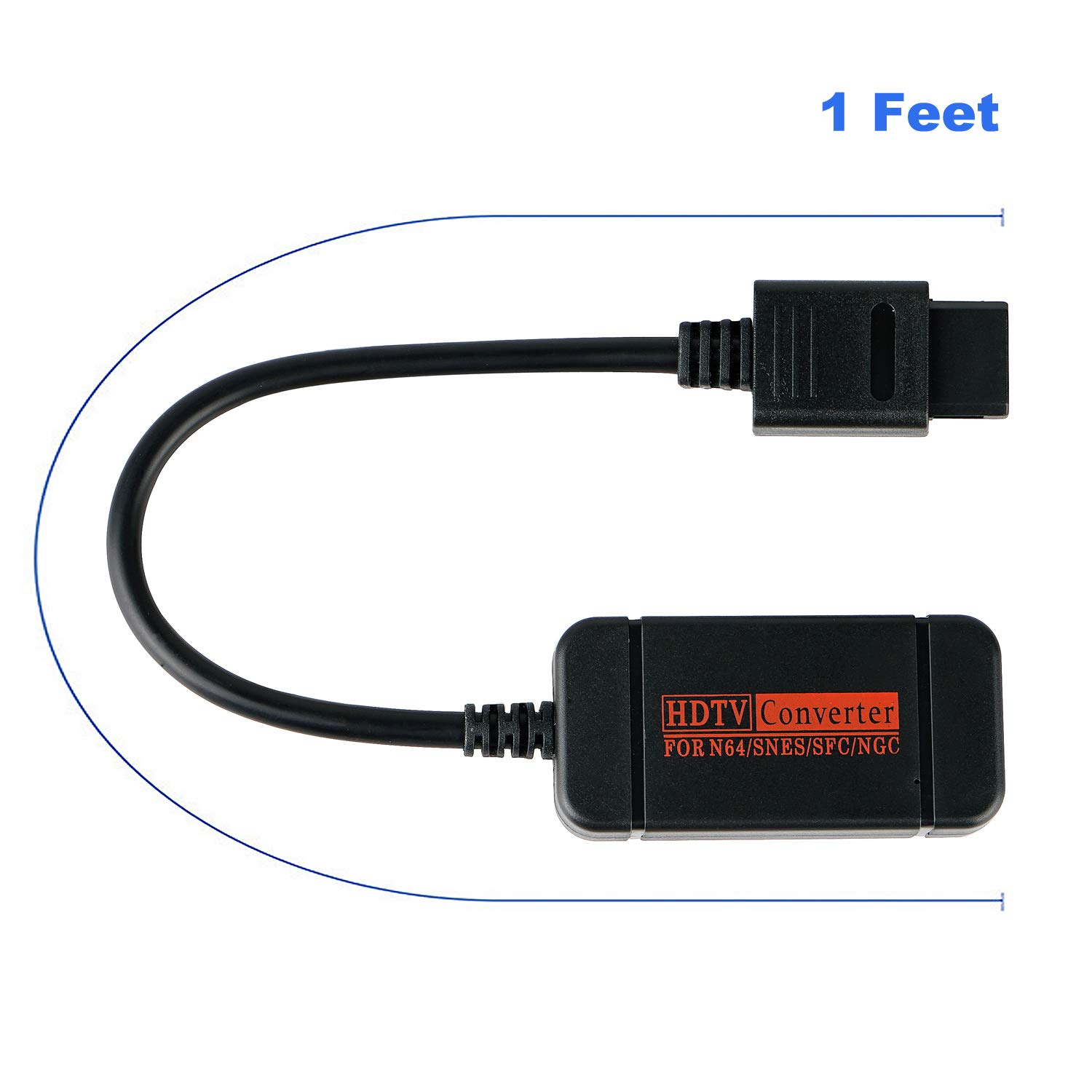 AreMe Adapter konwertera HDMI kompatybilny z konsolą N64, Gamecube, SNES, SFC
