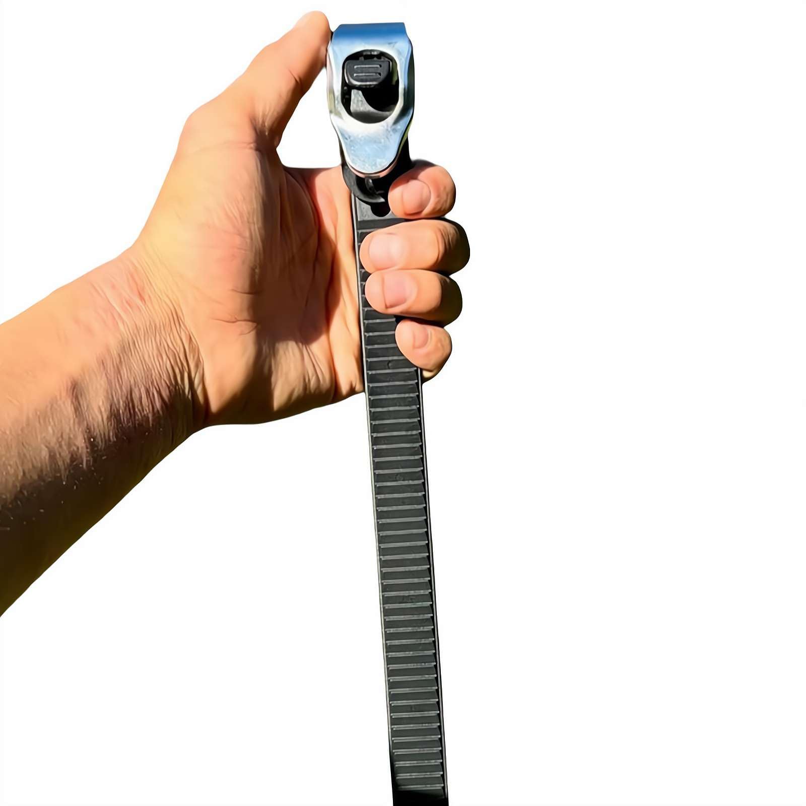 Strapazierfähiger Grip-Lock-Gurt, anschließbare Mehrzweck-Ratschengurte, multifunktionale Skateboard-Bindung für sichere alles (schwarz) (2 Stück)