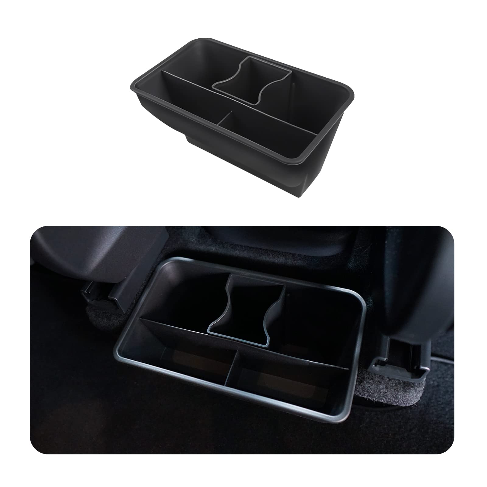 Buy Powlamks 2nd Row Center Console Organizer for Tesla Model Y 2020