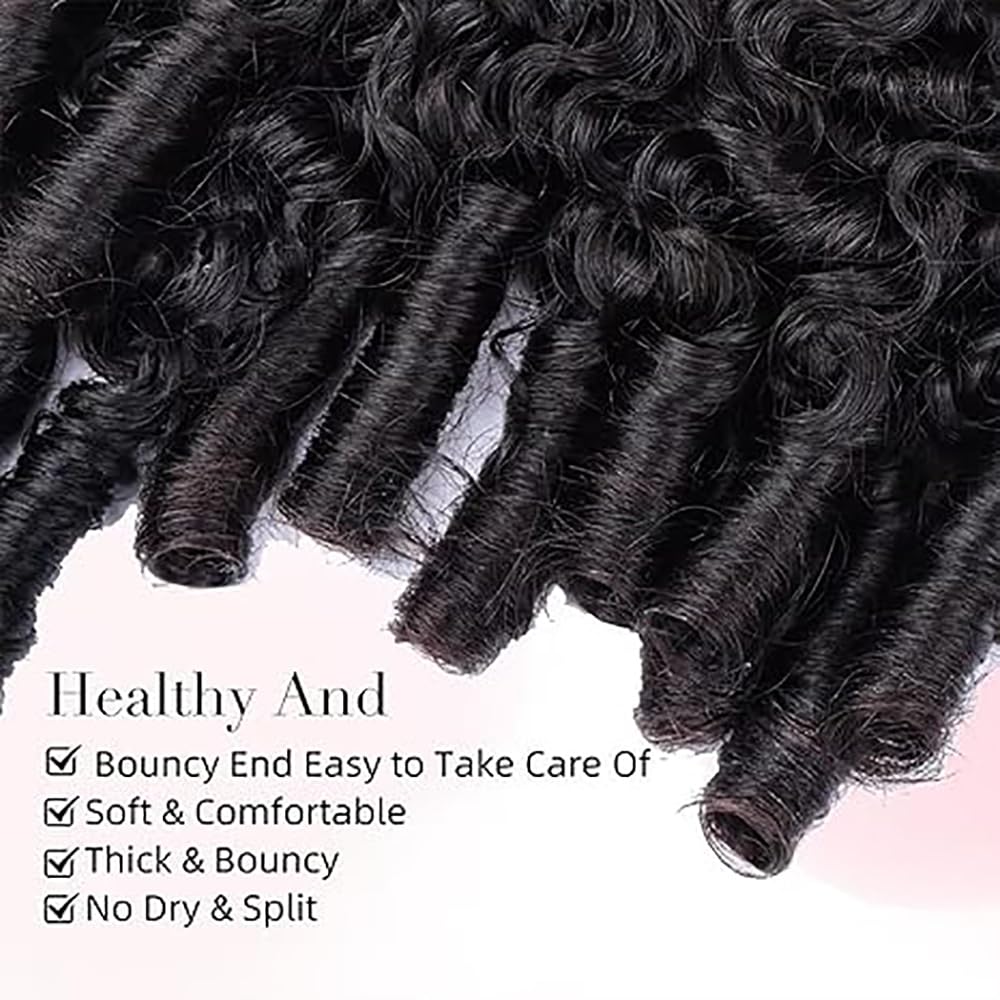 Burmese Curly Wave Bundles Human Hair Capelli Veri Tessitura Human Hair Extensions Capelli Umani Natural Black 100g/PC 300G Double Weft 3 Bundles for Women 28 30 32 Pollici