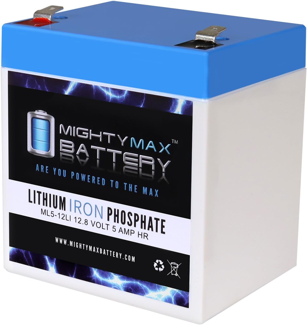 Mighty Max Battery Batterie de rechange au lithium 12 V 5 Ah compatible