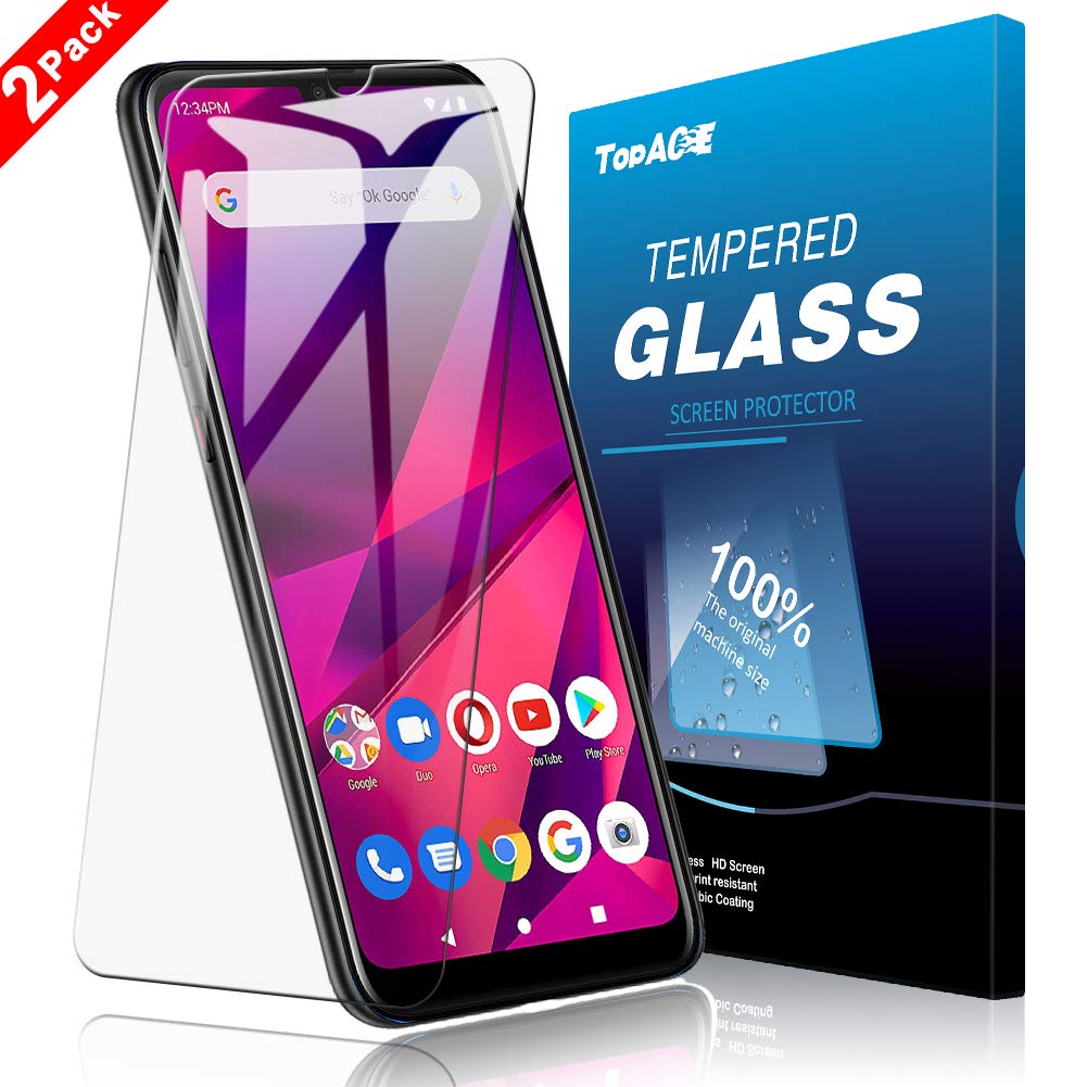 TopACE Screen Protector for Blu vivo X6, Blu vivo X6 Tempered Glass [Scratch Resistant ][Bubble Free][HD][Case Friendly][High Responsivity]with Replacement Warranty (2 Pack)
