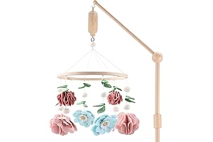 Floral Nursery Décor: The Peanutshell Floral Crib Mobile
