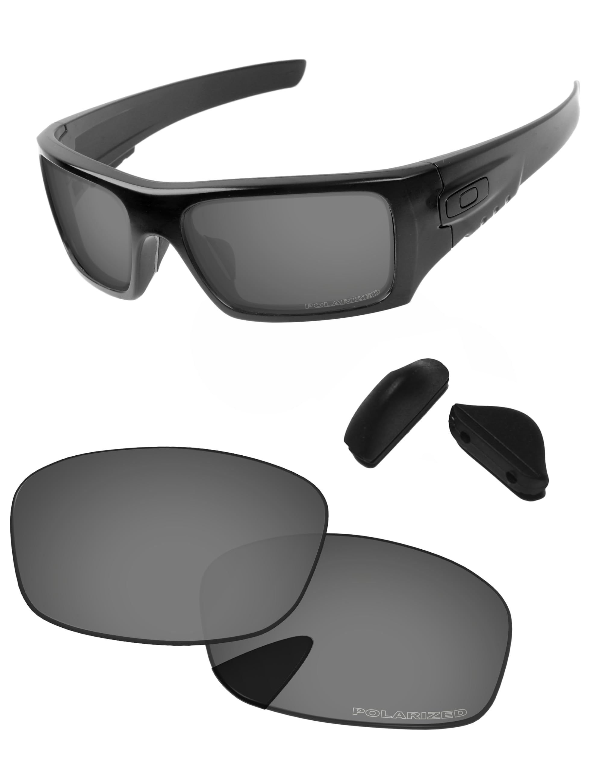 Lentes de repuesto para gafas de sol Oakley Si Ballistic Det Cord OO9253 de 61 mm