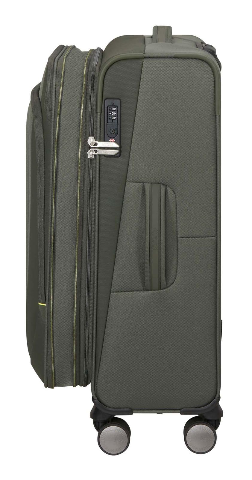 American Tourister carrello Wanderlite Spinner Exp. TSA Dark Khaki verde bosco