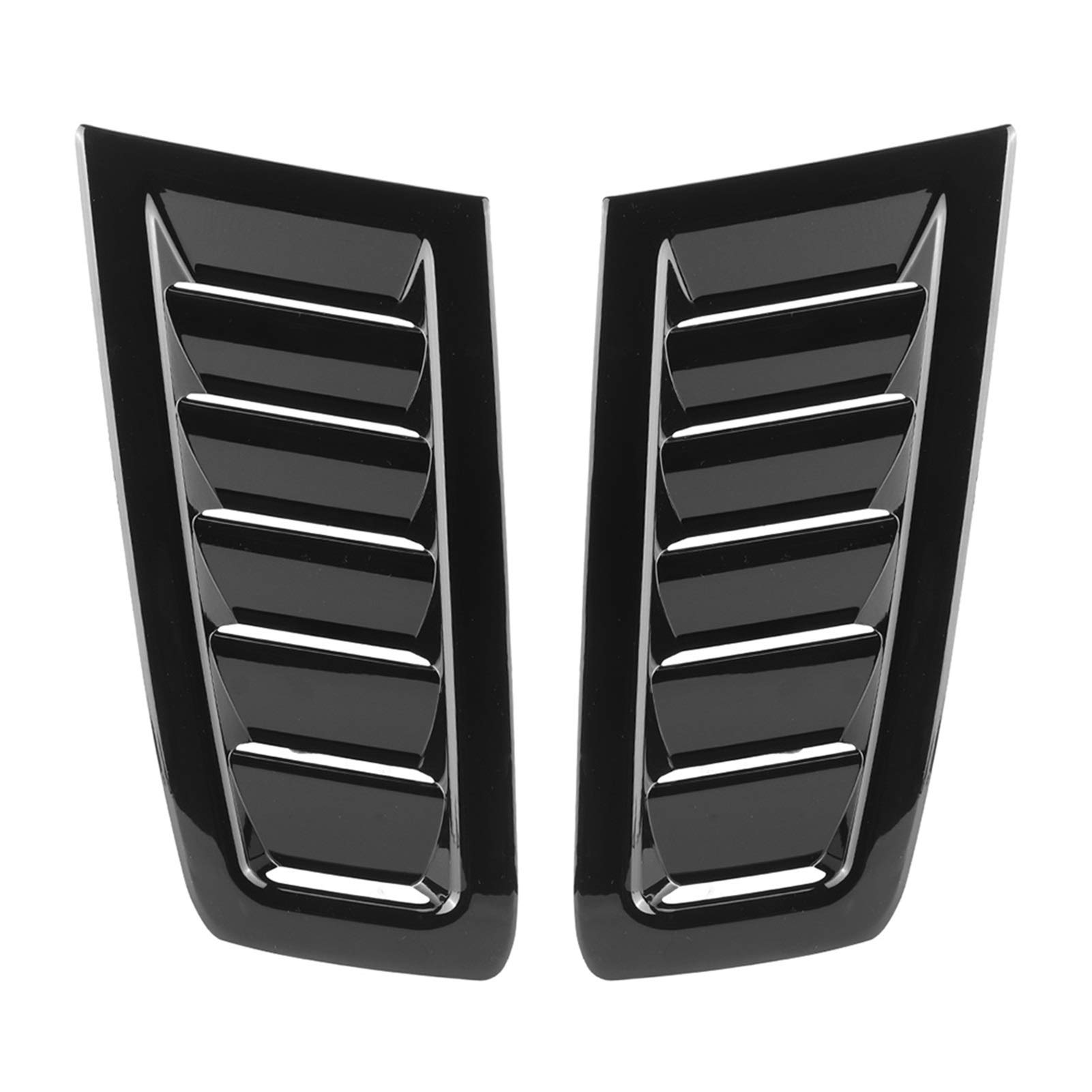 loulou Car Bonnet Air Vent With Slots Cut Auto Modified Accessory Replacement Fit For Ford Focus RS MK2 Bonnet Vent 3 Styles (Color Name : Glossy Black)