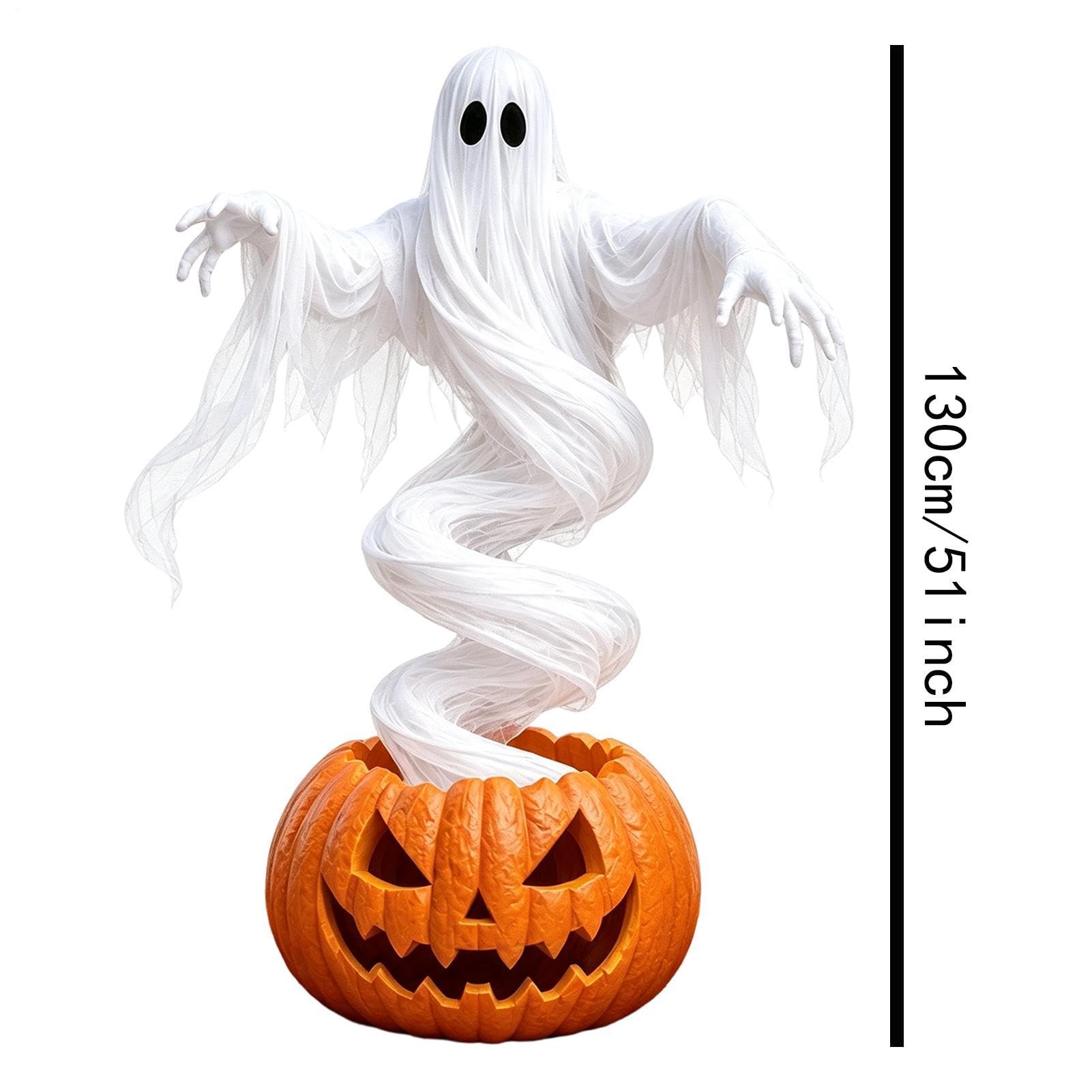 Decorazioni fantasma di Halloween vorticoso portico puntello con luce