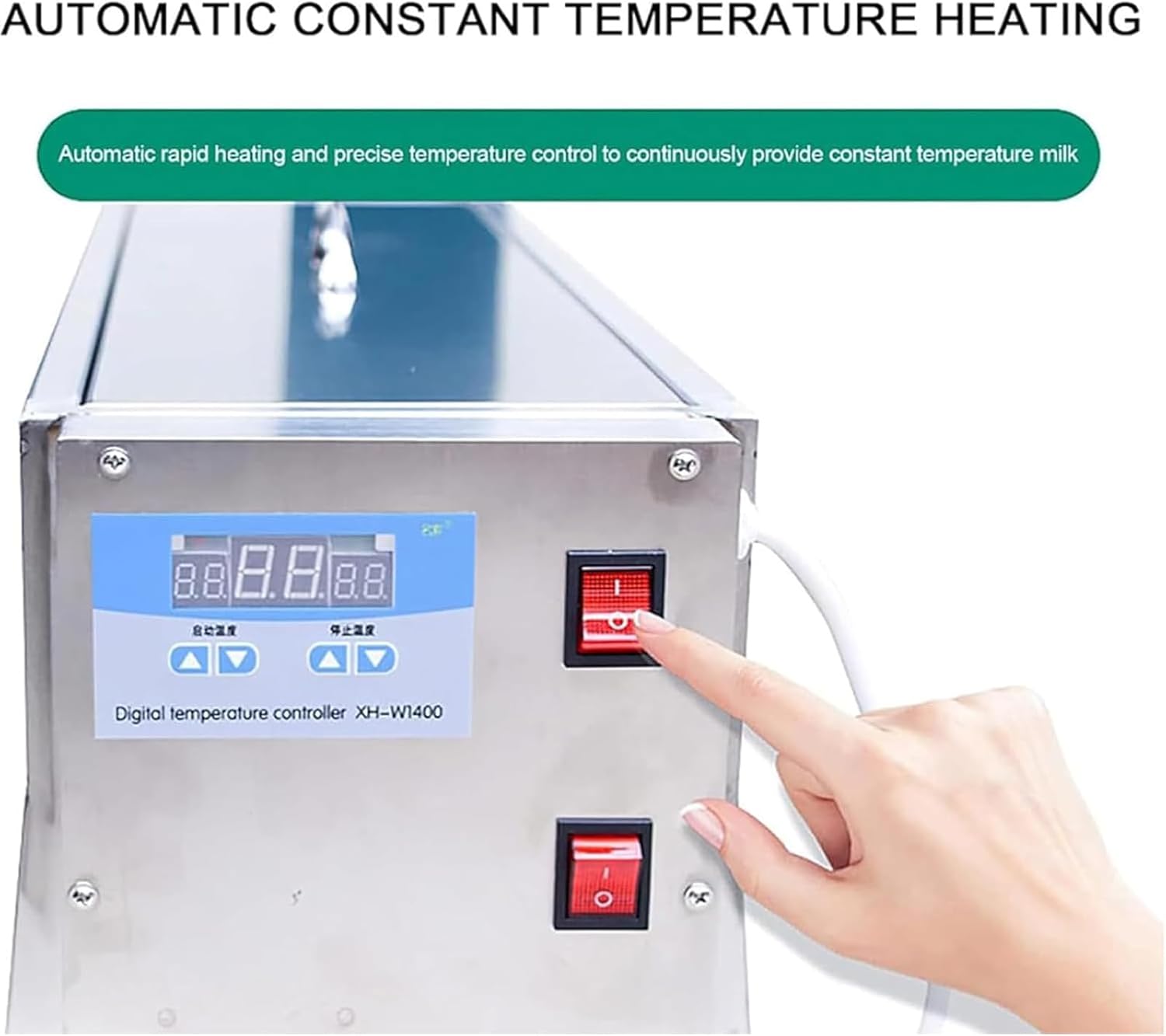 Farm Feeder, Fully Automatic Piglet Lactation Feeder, 10 Nipples Piglet Feeder, Intelligent Sound Constant Temperature Piglet Feeder