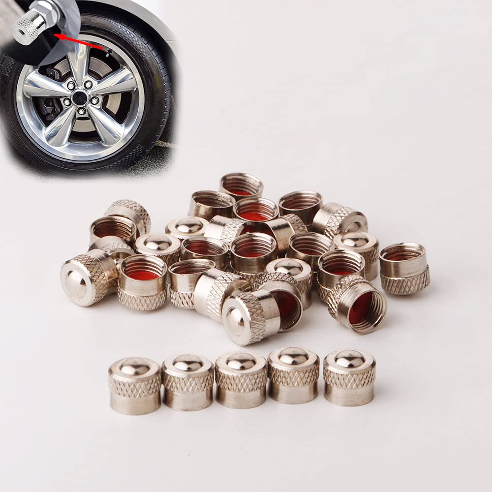 16 Tappi Valvole Pneumatici Auto - Alluminio Anodizzato Multicolore - Foto 10