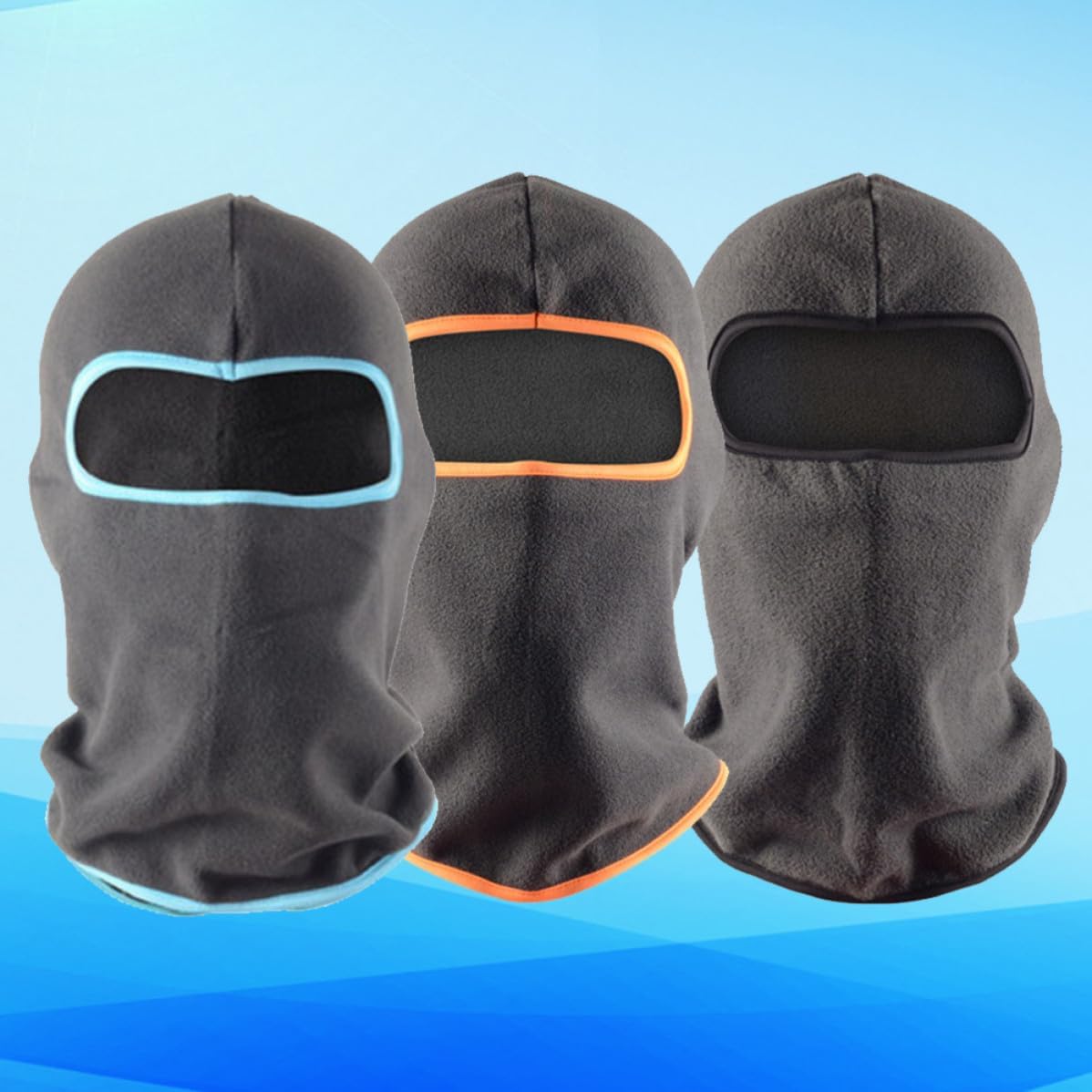 3pcs Outdoor Cycling Headgear Windproof Polar Fleece Halloween Balaclava image 3