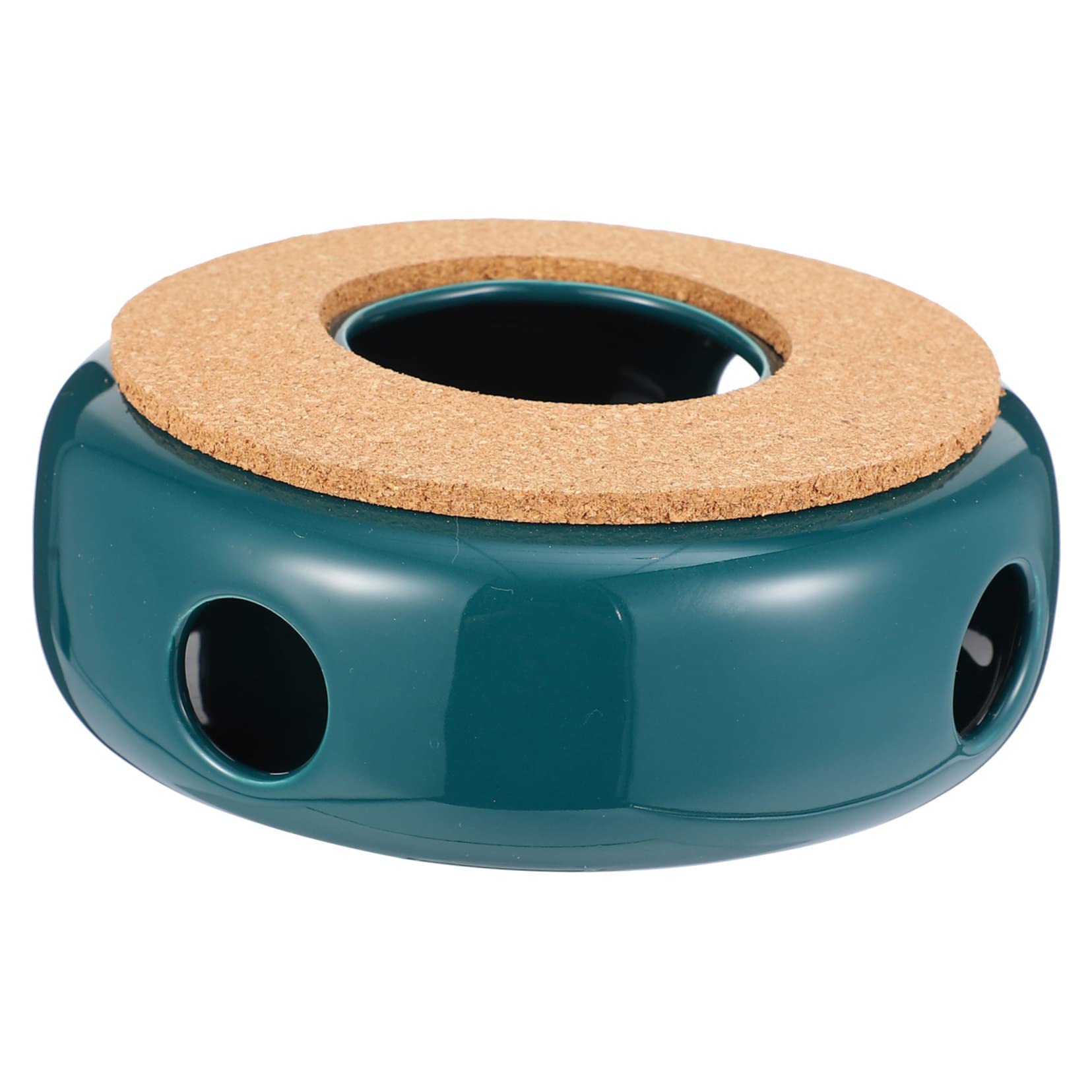 VOSAREA 1Pc Candle Holder for Teapot Elegant Ceramic Teapot Warmer Practical Tea Stove Holder for Heating Tea and Office Tea House and Shop