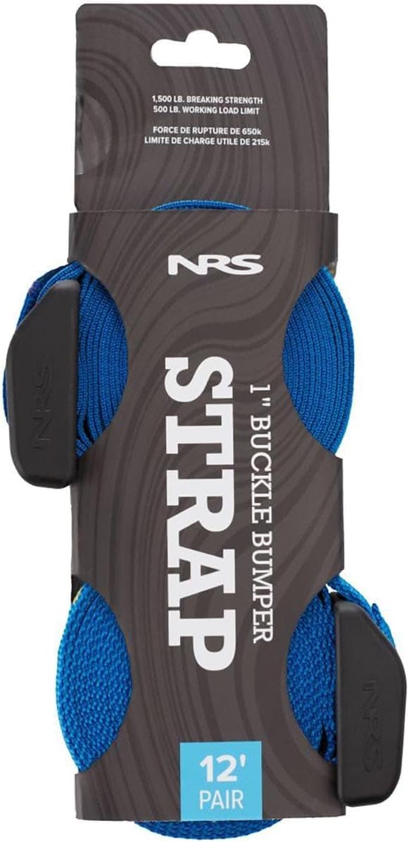 NRS 12' Buckle Bumper Strap Pair Iconic Blue