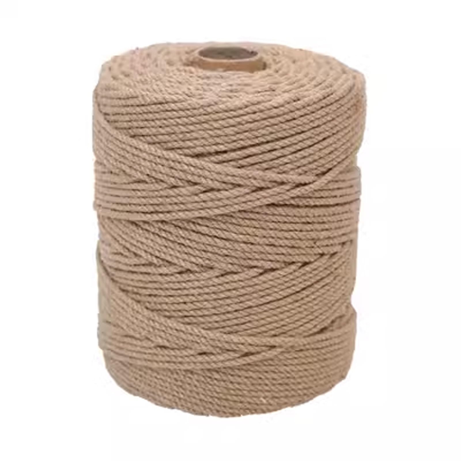 Sznurek jutowy do ogrodu Sznurek jutowy do ogrodu, Lina jutowa konopna 6 mm/8 mm 328 stóp Brązowa rękodzieło ogrodnicze pakowanie prezentów drapak dla kota rośliny pnące(8mmx100m(328ft))