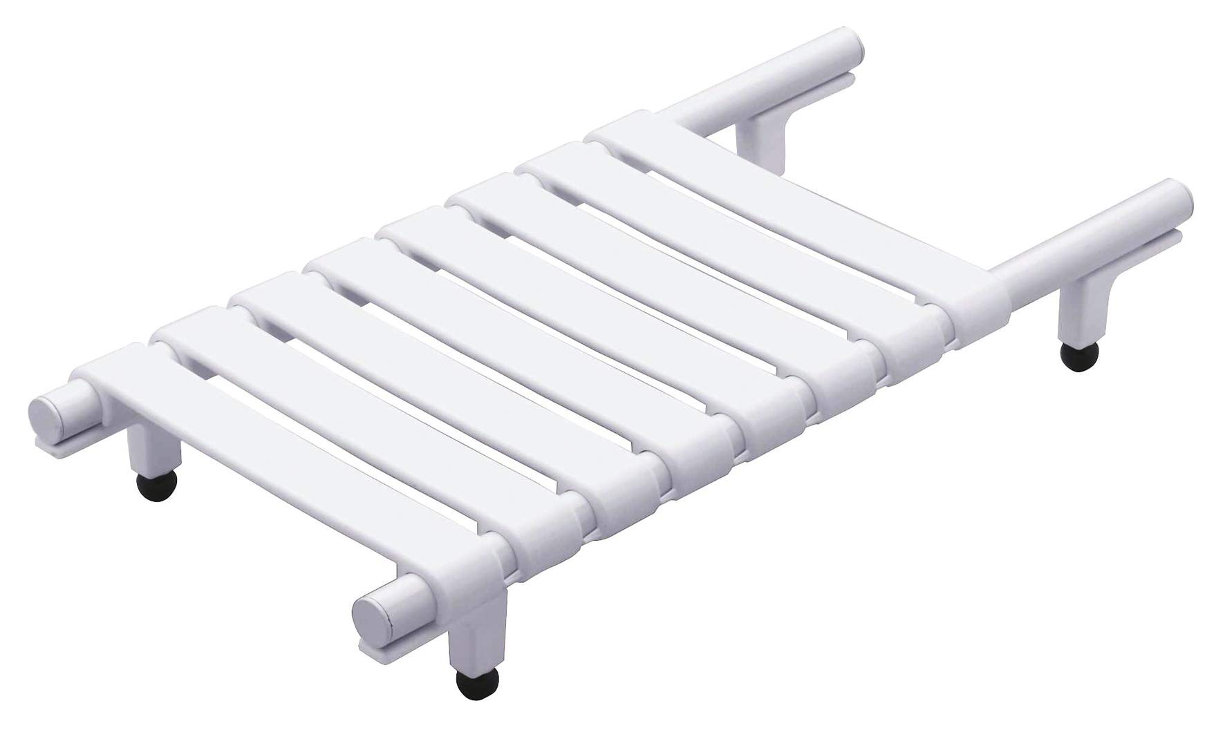 Godonnier 134100 Planche de Bain 8 Lattes, Aluminium époxy Blanc