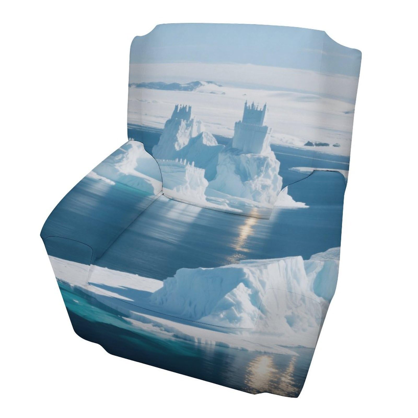 Fekiloot Style Iceberg Ocean Couch Cover Sofa Cover Sofa Slipcover