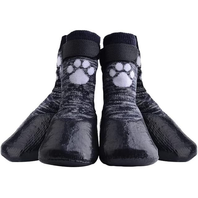 KOOLTAIL Calcetines antideslizantes para perros para evitar que se laman patas en suelos de madera dura