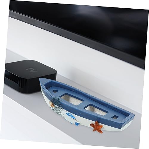 Miniatura 5 de Adornos de barco mediterráneo Decoración mediterránea Esculturas modernas Modelo de barco náutico Estilo Mediterráneo Modelo de velero Modelo de