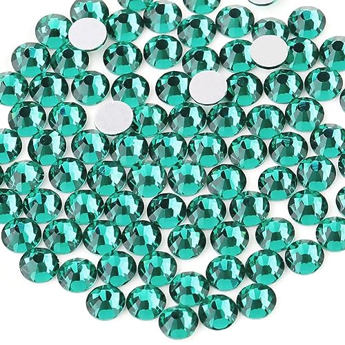 Image of Beadsland Flat Back Crystal Rhinestones,Blue Zircon, SS16, 1440pcs