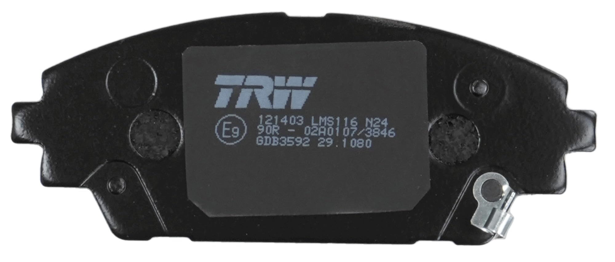 TRW GDB3592 Pastillas de Freno Juego de 4 para Mazda CX-3 (DK) 2015 - Eje Delantero y Otros Vehículos