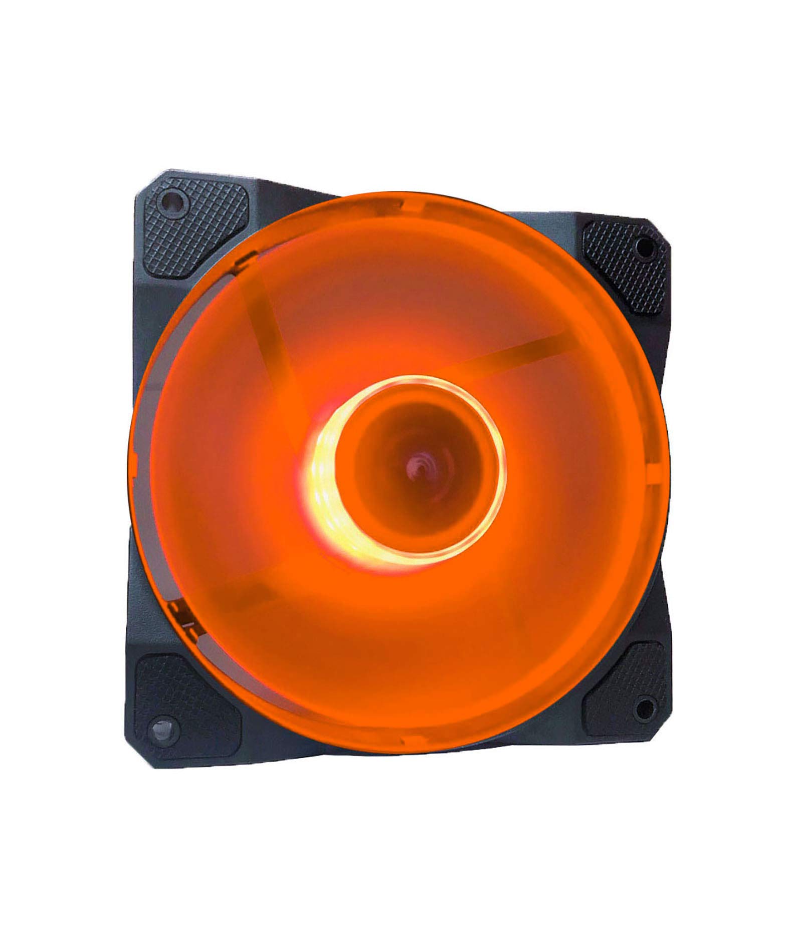 Buy APEVIA CO12LOG Cosmos 120mm Orange LED Ultra Silent Case Fan w/ 16