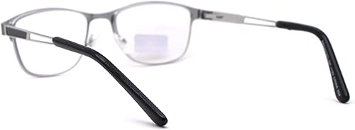 Miniatura 4 de Rectángulo de metal medio borde bisagra de resorte 3 gafas de lectura progresivas multifocales