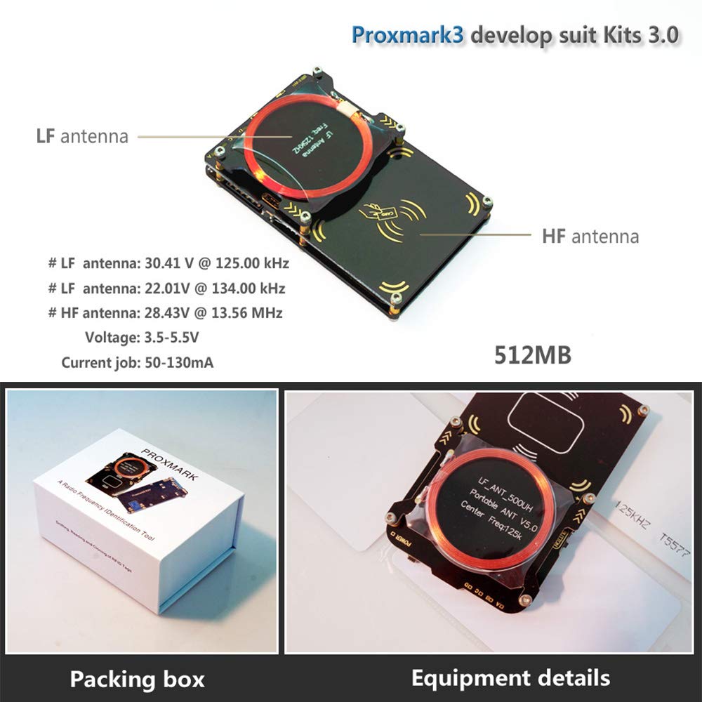 Modulo lettore di schede NFC RFID, suite professionale per sviluppatori con antenna dual-band, codice open source, compatibile con firmware ufficiale, struttura a spina facile