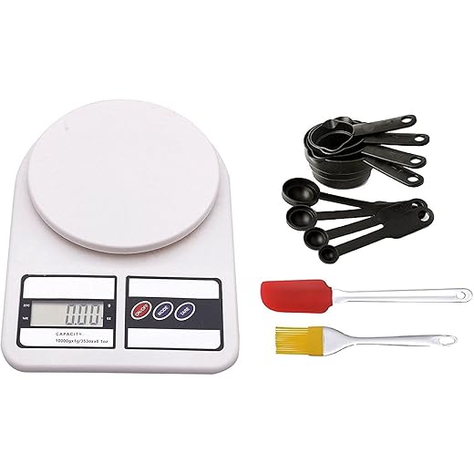 ikis Combo Pack Electronic Digital Kitchen Weighing Scale 10