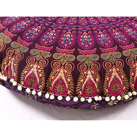 Funda de cojín para suelo hippie Cover