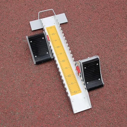 Tacos de salida ajustables para entrenamiento de sprint en pistas de atletismo