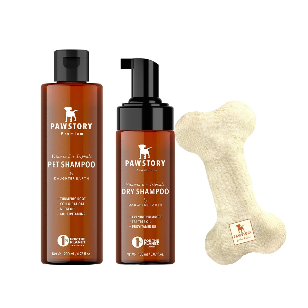 PAWSTORY Bath & Play Kit for Pets | Pet & Dry Shampoo + Anti-Stress Chew Toy | Ayurveda Enriched, Plant-Based, 100% Vegan - Combo (B0D9F29DHD) Amazon Price History, Amazon Price Tracker