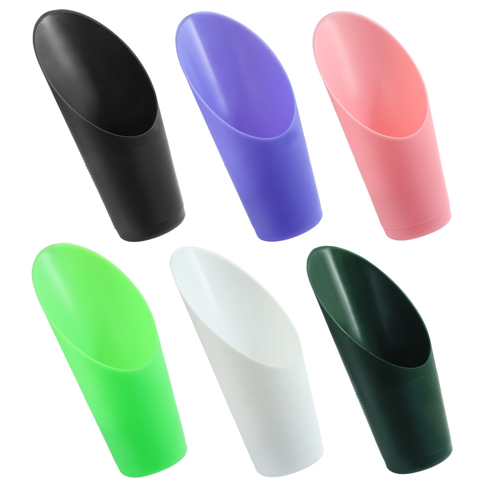 6 Pcs Bonsai Soil Scoops Plastic Garden Shovels, Colorful
