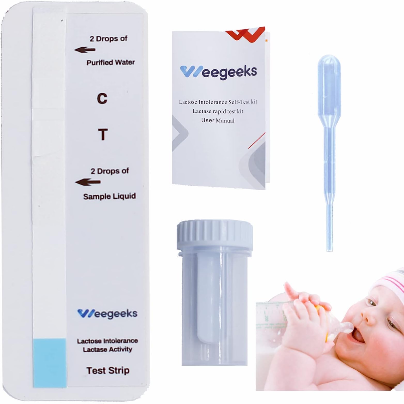 Lactose Intolerance Test Strip at Home Lactase Activity Test Food Sensitivity Test (1)