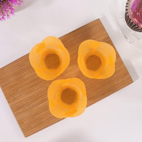 Miniatura 7 de Cabilock 100 piezas de huevos para muffins, revestimientos de muffins de pergamino, papeles para magdalenas de boda, envoltorios de mini muffins,