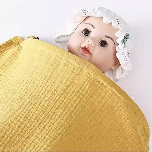 Miniatura 5 de Funda de lactancia de muselina para lactancia materna 100% algodón Delantal de lactancia materna transpirable y ajustable para privacidad