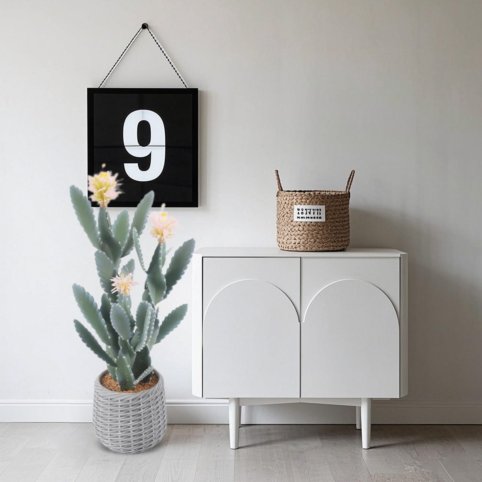 Künstlicher Kaktus, 91Cm Kunstpflanze Kaktuspflanzen Groß, Euphorbia Acrurensis Sehr Pflegeleicht, Kunstpflanze Im Topf Pflanzen Dekoration Für Zuhause Garten Büro Dekoration Einweihungsgeschenke - B